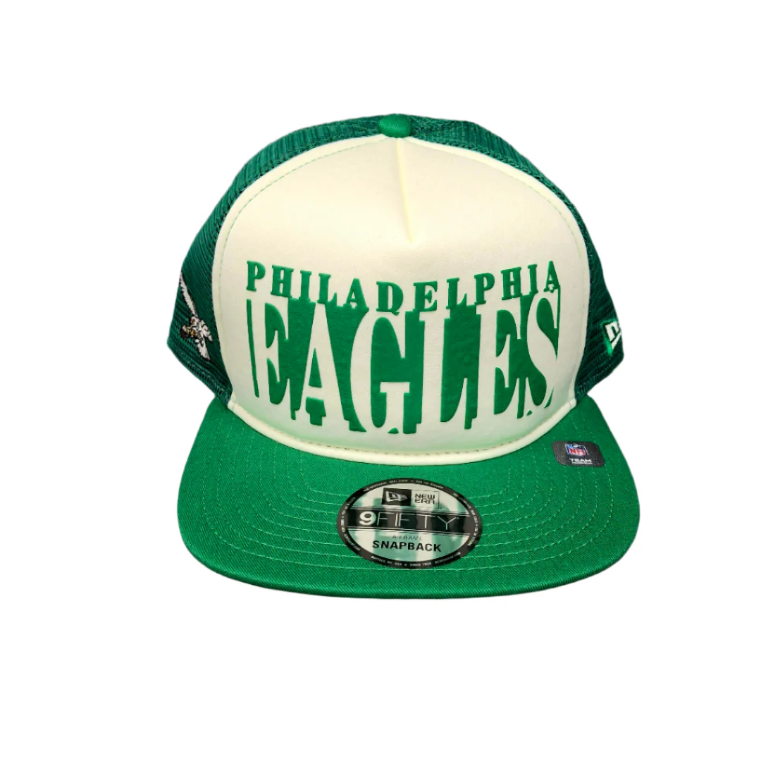 New Era Men's NFL Philadelphia Eagles '25 950 A-Frame Team Cutout Hat - Image 2