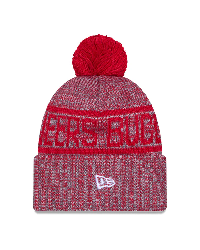 New Era Men's NFL Tampa Bay Buccaneers Sideline '25 Sport Pom Knit Toque - Image 3