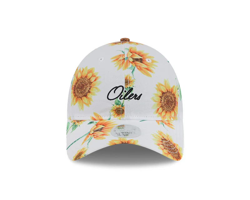 New Era Women's NHL Edmonton Oilers 920 Sunflower Hat - Image 3