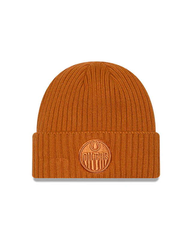New Era Men's NHL Edmonton Oilers Color Pack Beanie Knit Toque