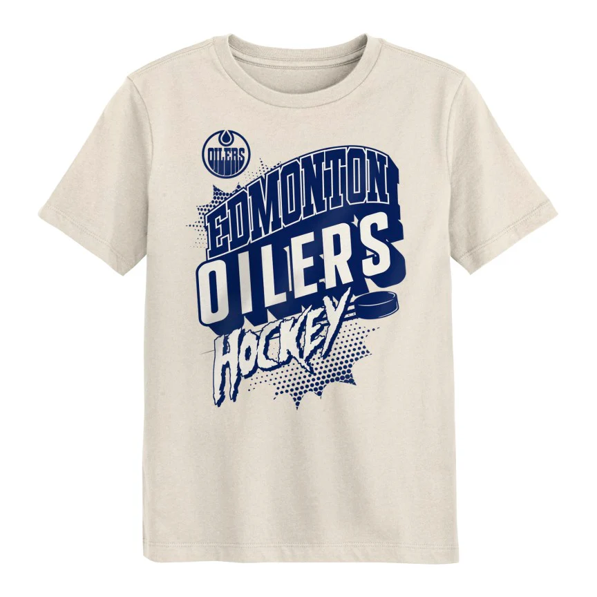 NHL Branded Child Edmonton Oilers Action Comics T-Shirt