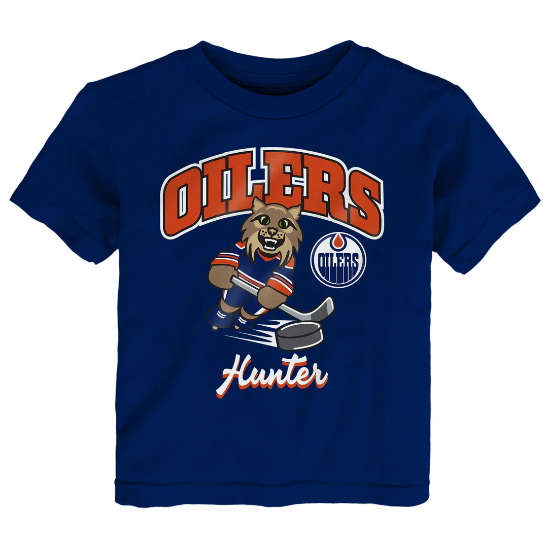 NHL Branded Infant Edmonton Oilers Baby Hunter T-Shirt