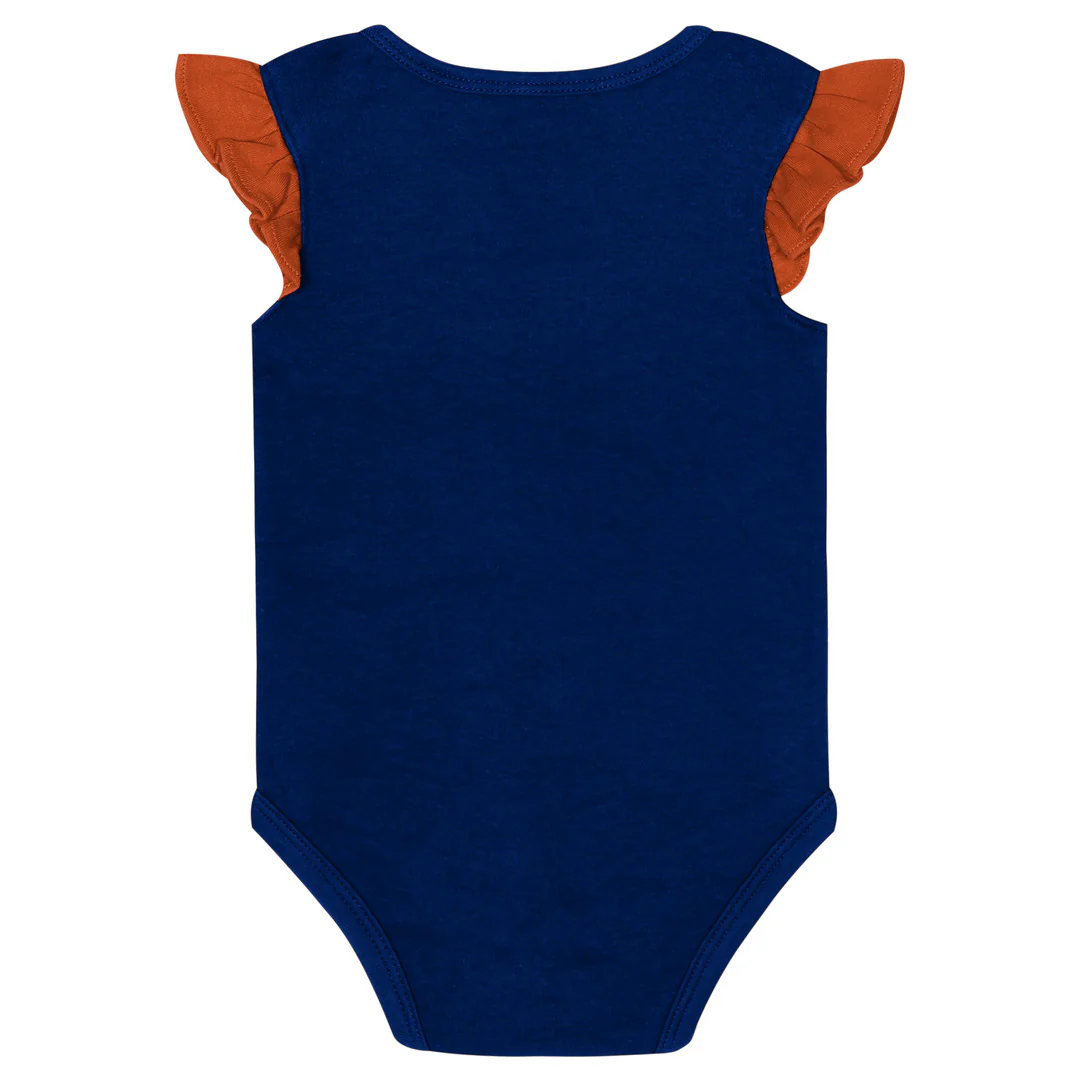 NHL Branded Infant Edmonton Oilers Team Star 2-Pack Creeper Set - Image 3
