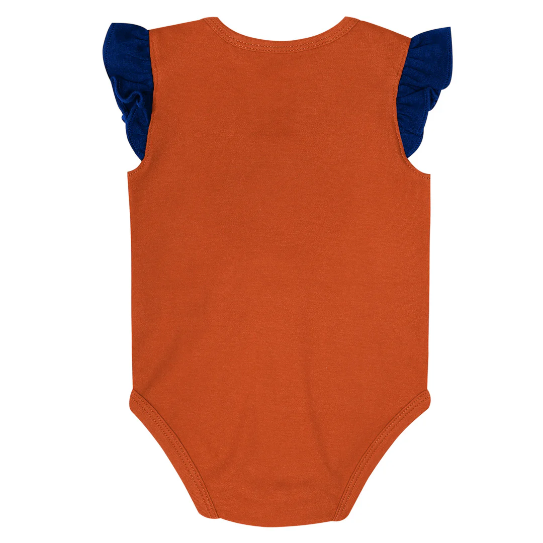 NHL Branded Infant Edmonton Oilers Team Star 2-Pack Creeper Set - Image 5
