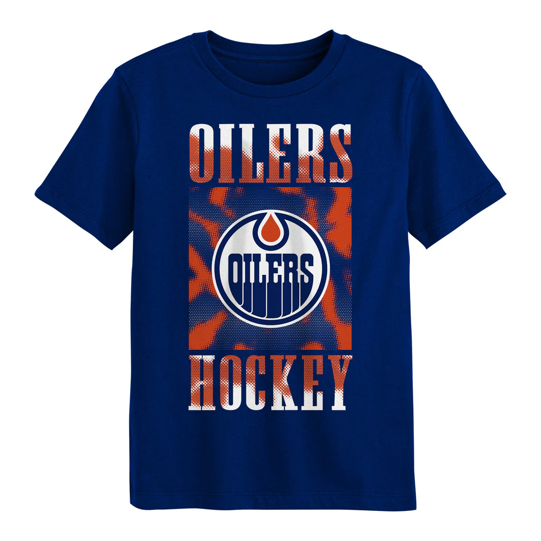 NHL Branded Toddler Edmonton Oilers Garage Hero T-Shirt