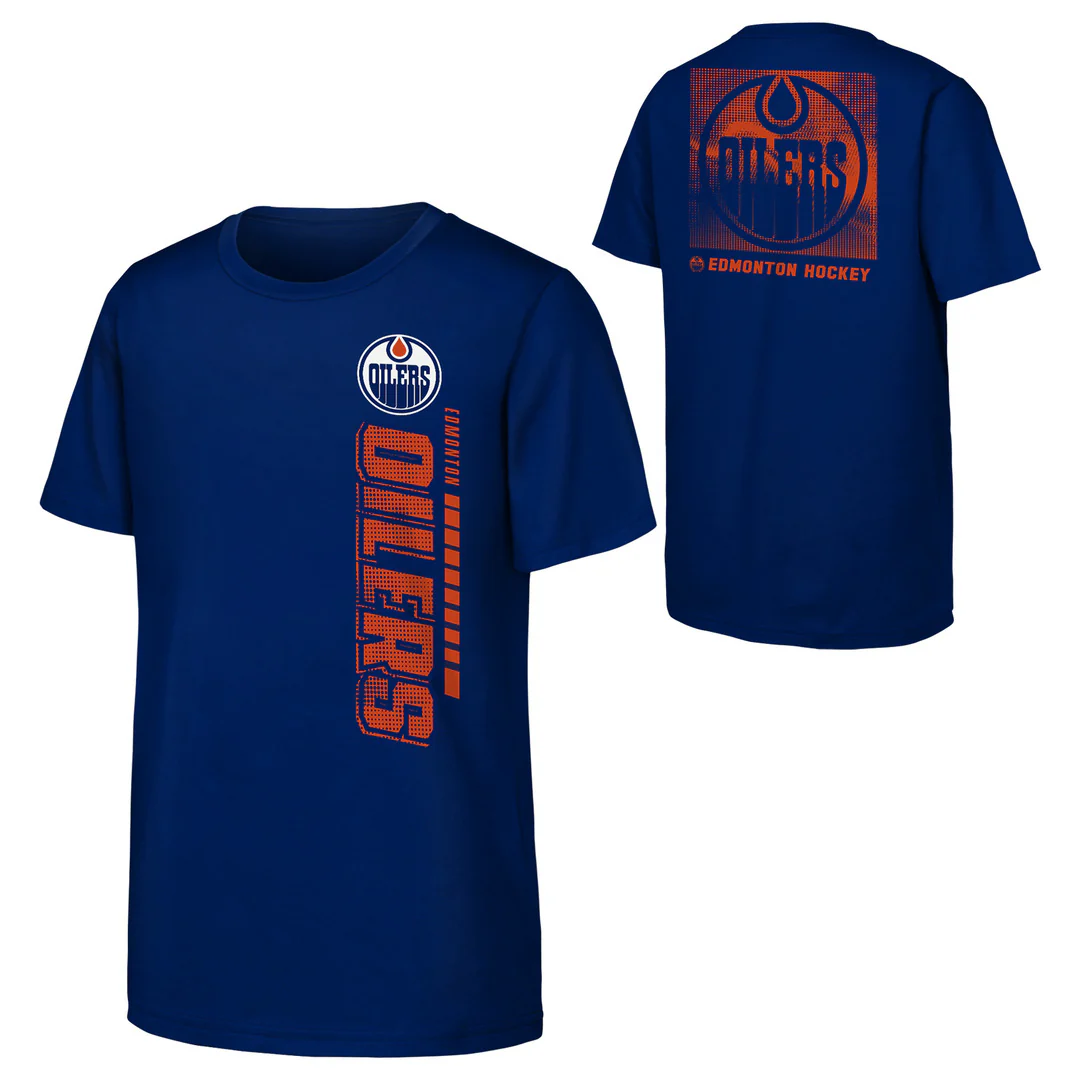 NHL Branded Youth Edmonton Oilers Atmosphere T-Shirt