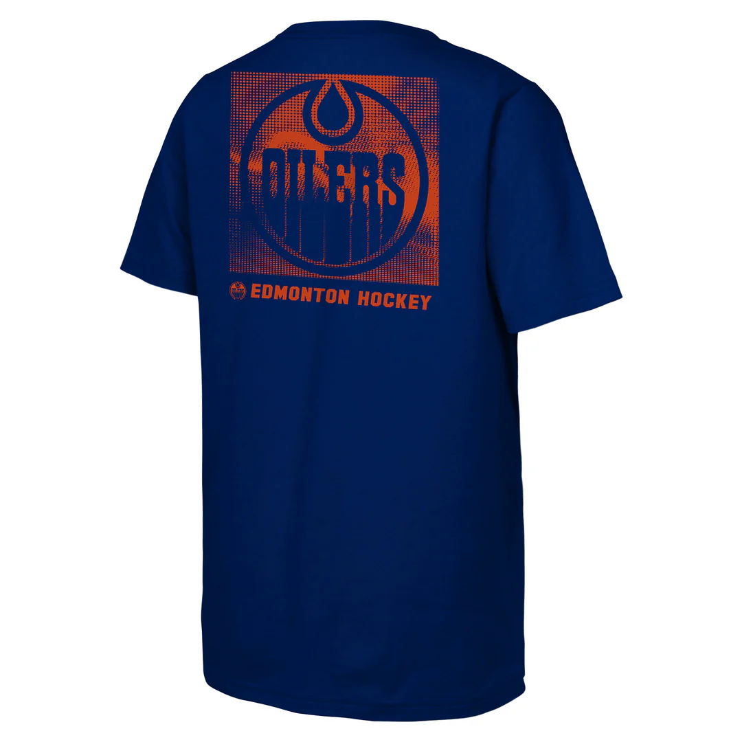 NHL Branded Youth Edmonton Oilers Atmosphere T-Shirt - Image 3