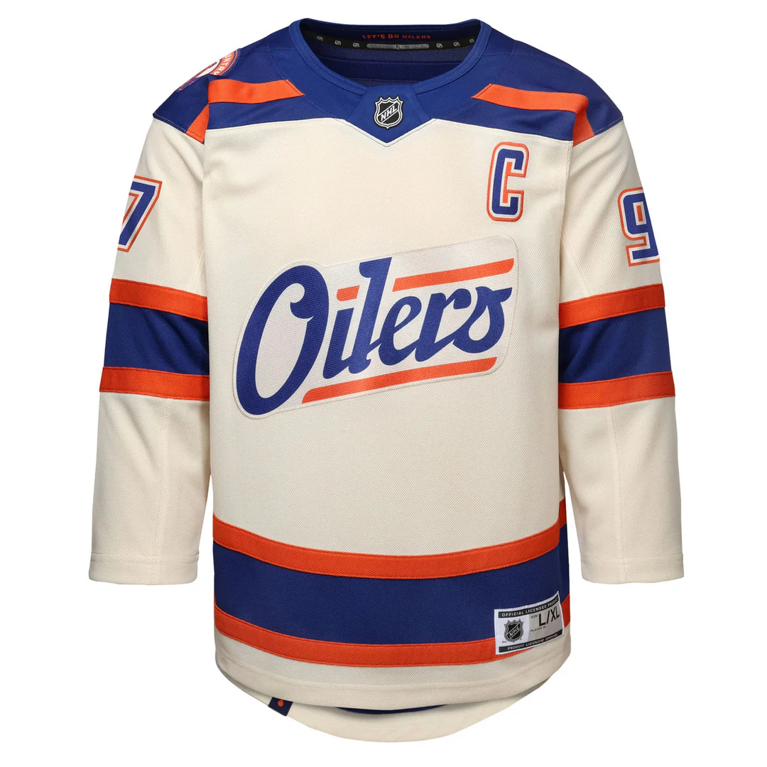 NHL Branded Youth Edmonton Oilers Connor McDavid Alternate Jersey - Image 2