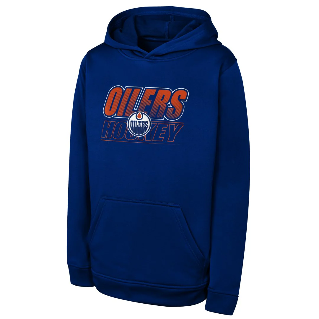NHL Branded Youth Edmonton Oilers Extra Point Hoodie