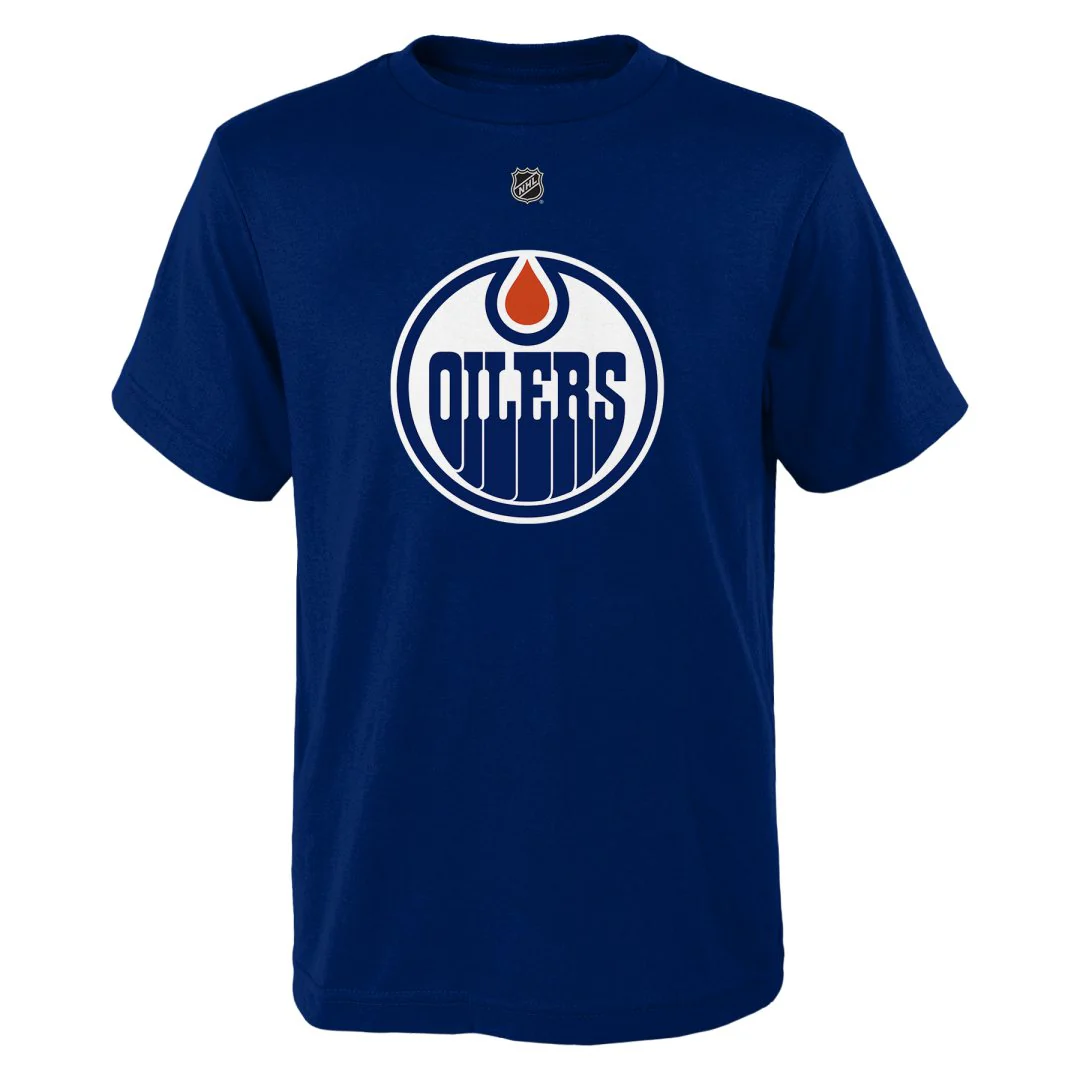 NHL Branded Youth Edmonton Oilers Leon Draisaitl T-Shirt - Image 2