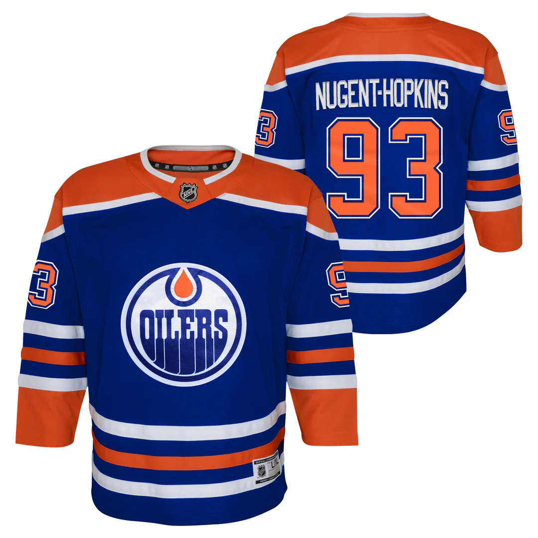 NHL Branded Youth Edmonton Oilers Ryan Nugent-Hopkins Home Jersey - Image 3