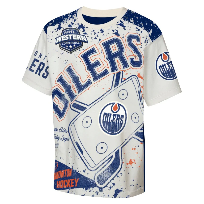 NHL Branded Youth Edmonton Oilers Top Player T-Shirt