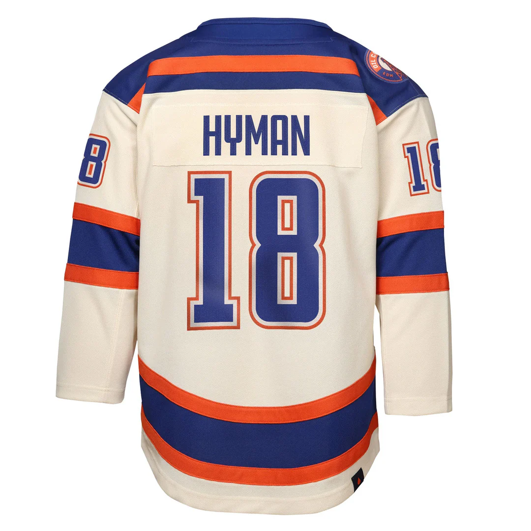 NHL Branded Youth Edmonton Oilers Zach Hyman Alternate Jersey