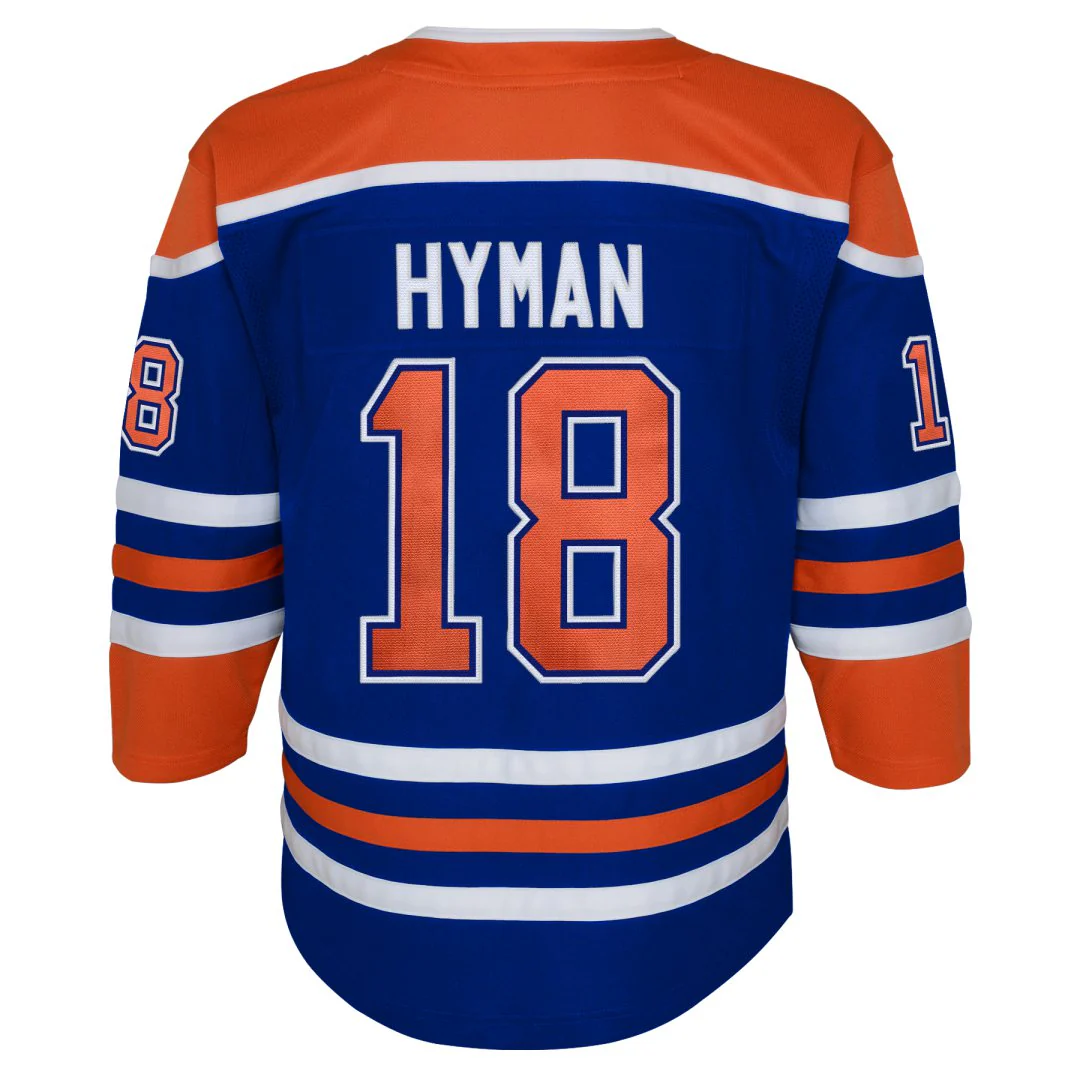 NHL Branded Youth Edmonton Oilers Zach Hyman Home Jersey