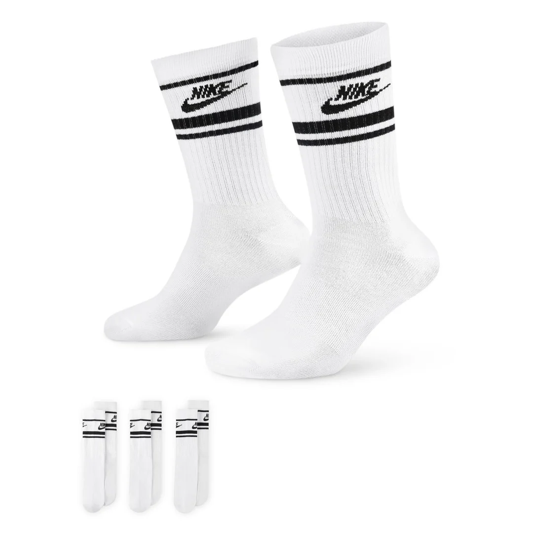 Nike Senior Dri-Fit Essential Crew Socks 3-Pack - Image 4