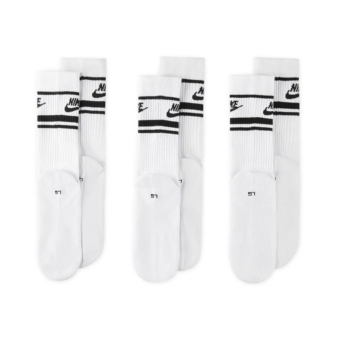 Nike Senior Dri-Fit Essential Crew Socks 3-Pack - Image 5