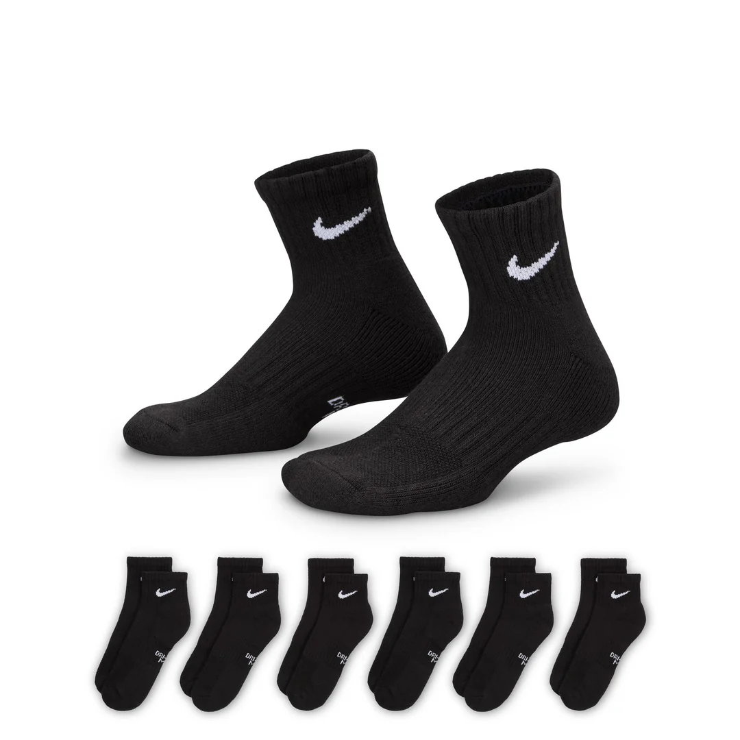 Nike Kids Cushioned Ankle Socks 6-Pack