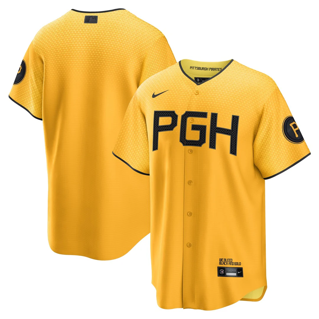 Nike Men's MLB Pittsburgh Pirates City Connect Jersey - Image 3