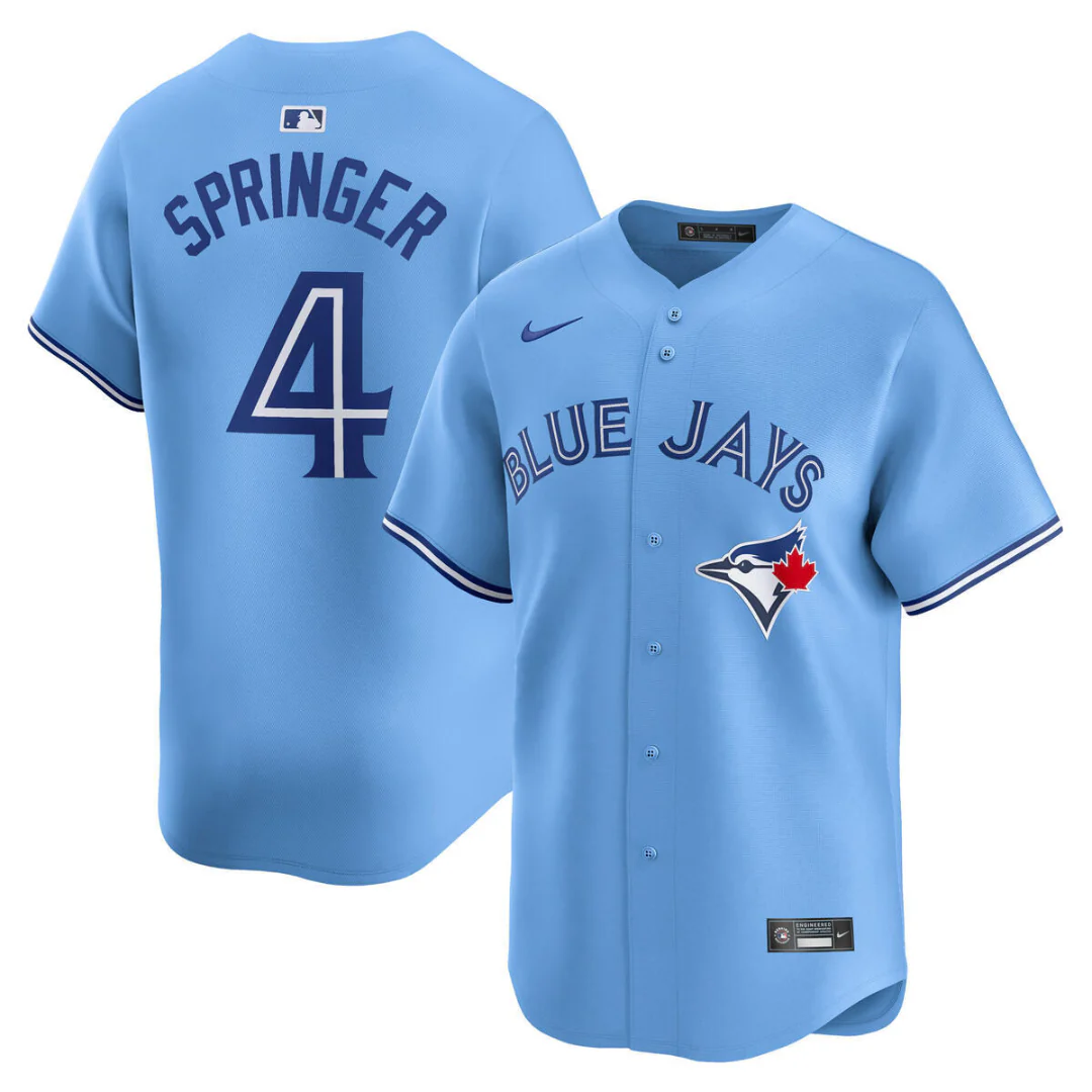 Nike Men's MLB Toronto Blue Jays George Springer Alternate 1 Jersey - Image 3
