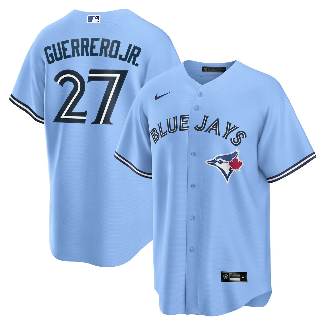 Nike Men's MLB Toronto Blue Jays Vladimir Guerrero Jr. Alternate 1 Jersey - Image 3