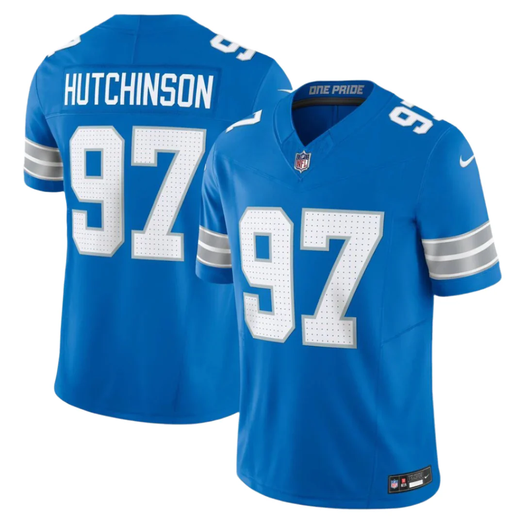 Nike Men's NFL Detroit Lions Aidan Hutchinson Limited Jersey - Image 3