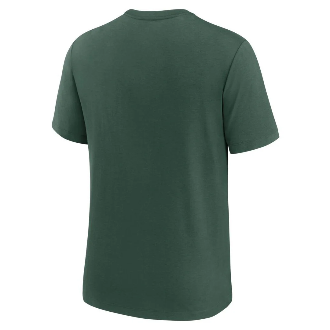 Nike Men's NFL Green Bay Packers Rewind Tri-Blend T-Shirt - Image 2