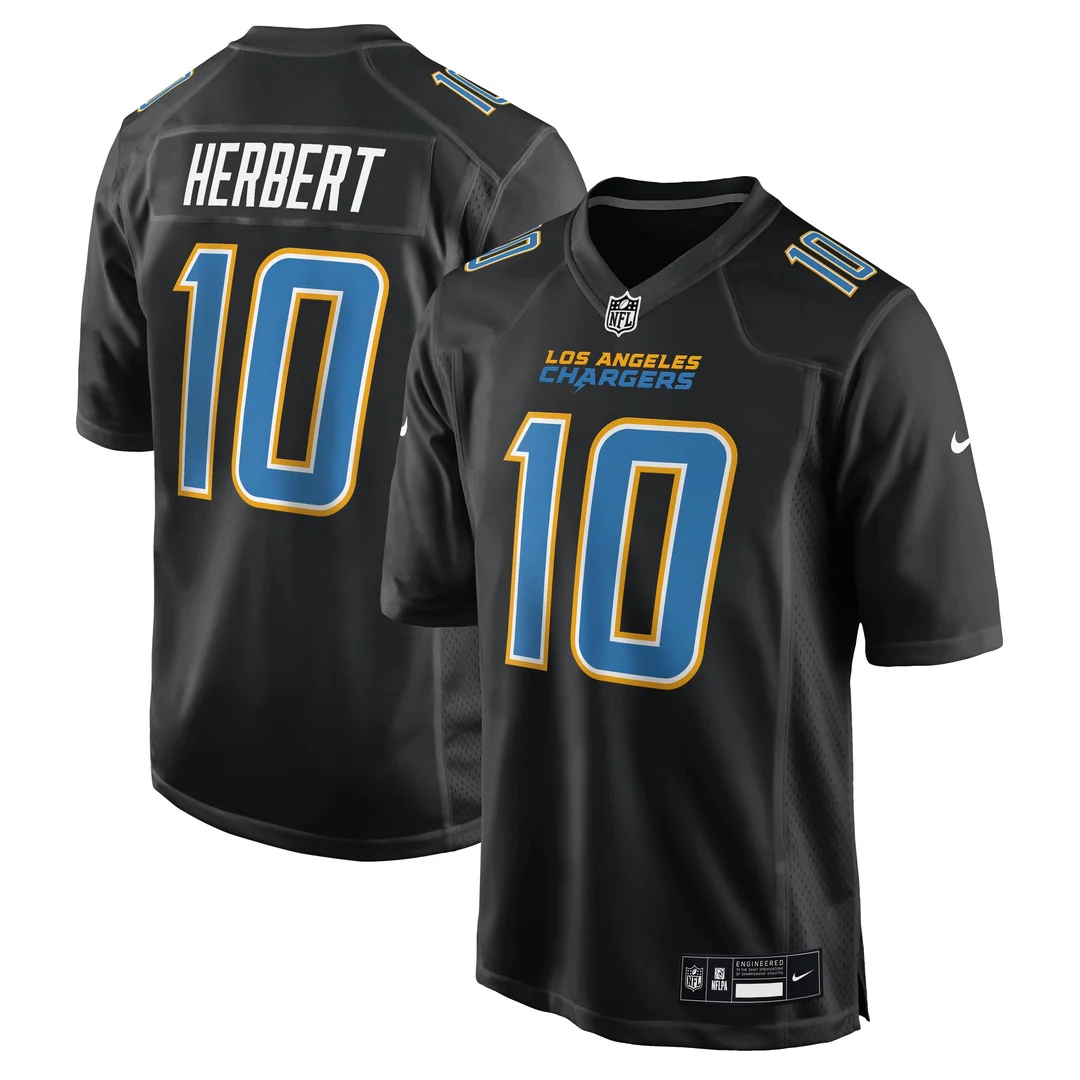Nike Men's NFL Los Angeles Chargers Justin Herbert Fashion Jersey - Image 3