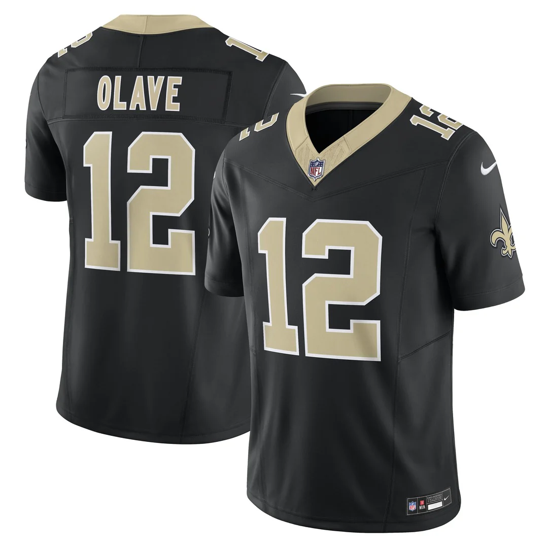 Nike Men's NFL New Orleans Saints Chris Olave Limited Jersey - Image 3