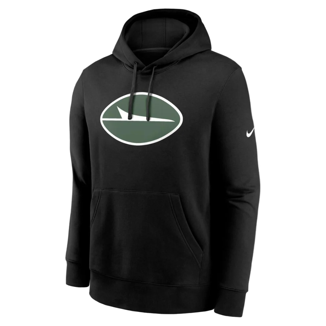 Nike Men's NFL New York Jets Rewind Club Logo Hoodie