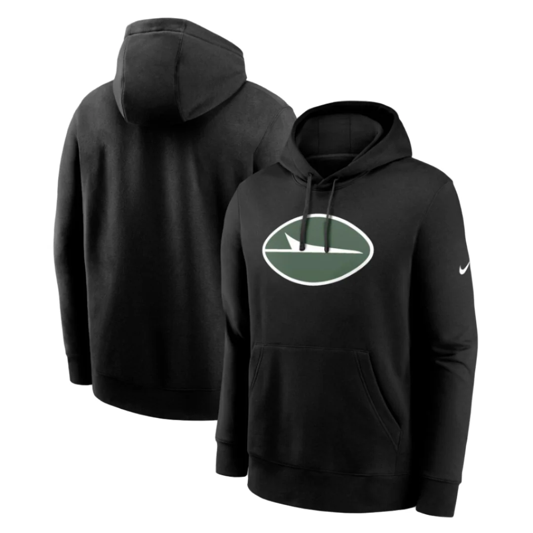 Nike Men's NFL New York Jets Rewind Club Logo Hoodie - Image 3