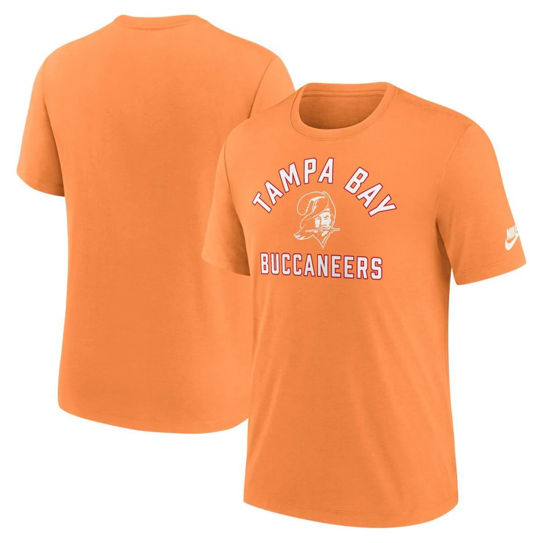 Nike Men's NFL Tampa Bay Buccaneers Rewind Tri-Blend T-Shirt - Image 3
