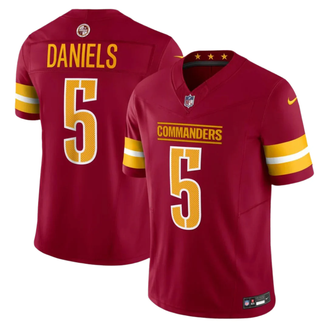 Nike Men's NFL Washington Commanders Jayden Daniels Limited Jersey - Image 3