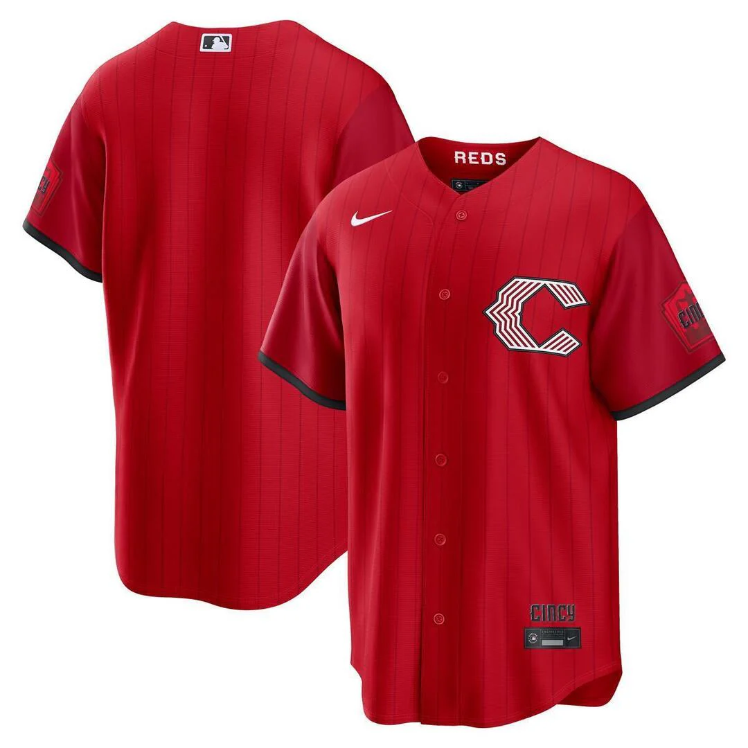 Nike MLB Cincinnati Reds City Connect Stadium Jersey - Image 3