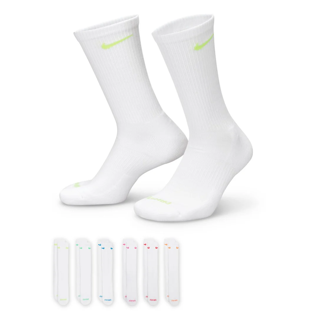 Nike Senior Everyday Plus Training Crew Socks 6-Pack - Image 8