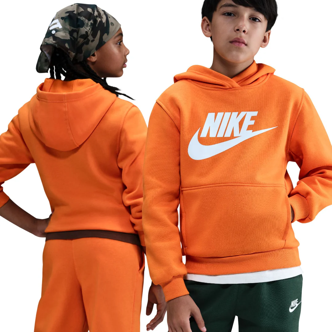 Nike Youth Club Fleece Hoodie - Image 9