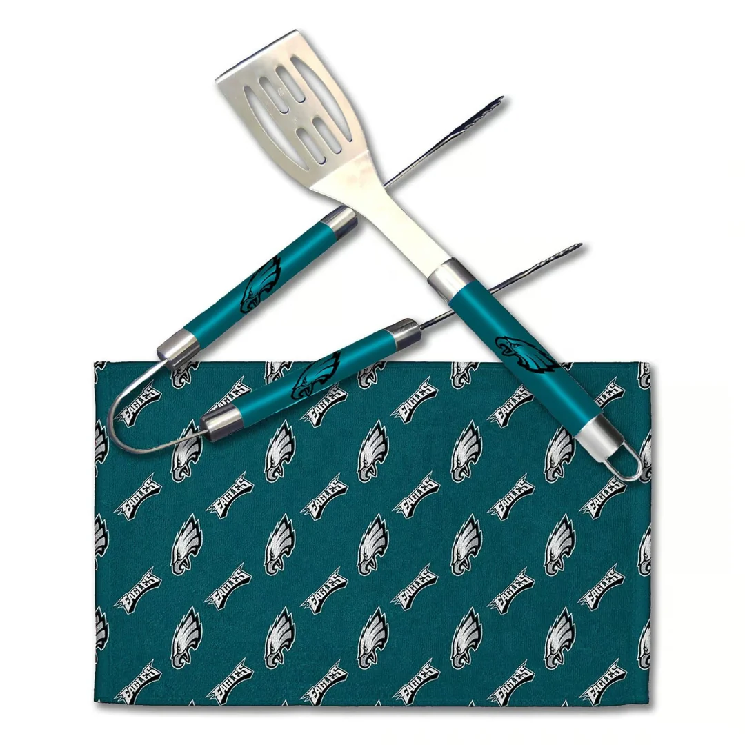 Northwest NFL Philadelphia Eagles BBQ Grill Utensil Set