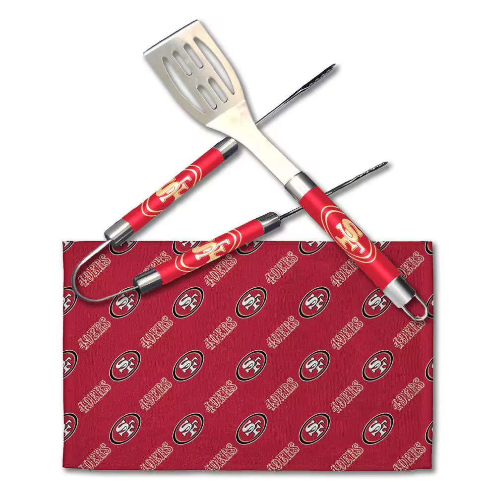 Northwest NFL San Francisco 49ers BBQ Grill Utensil Set