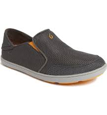 Olukai Men's Nohea Mesh Shoe Dark Shadow