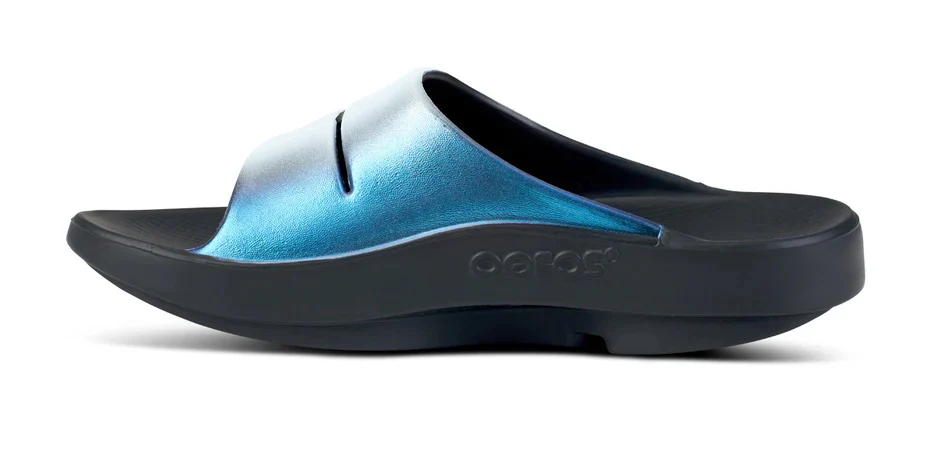 OOFOS Women's OOahh Luxe Slides Sandal - Image 2