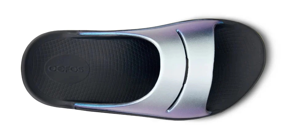 OOFOS Women's OOahh Luxe Slides Sandal - Image 3