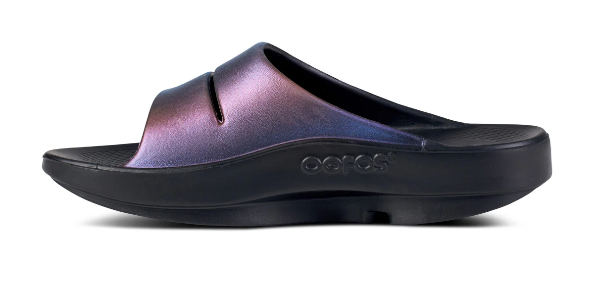 OOFOS Women's OOahh Luxe Slides Sandal - Image 8