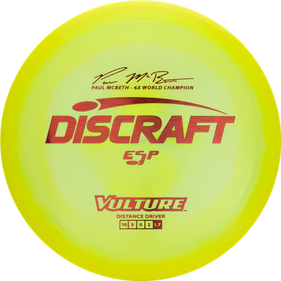 Discraft Paul McBeth 6x ESP Vulture  Signature Series Fairway Driver Golf Disc - Image 2