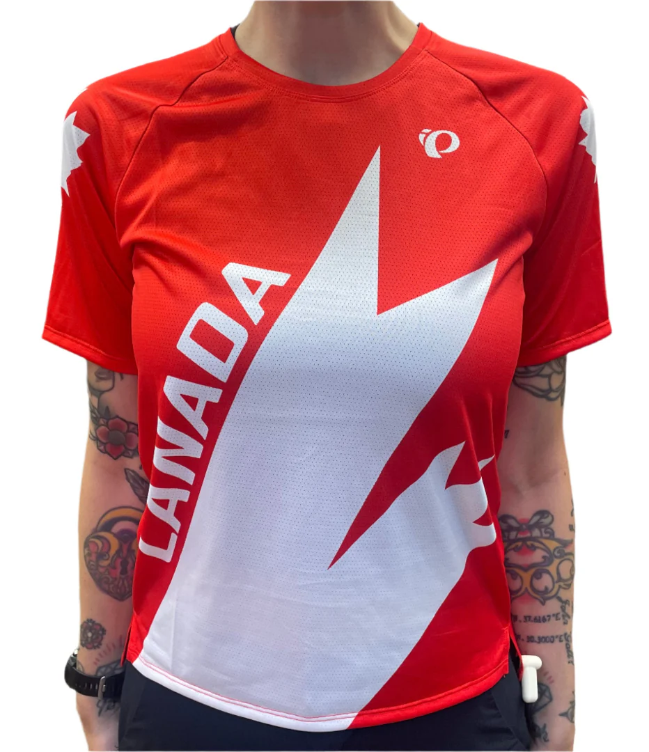 Pearl Izumi Women's Proudly Canadian 2025 Summit Short Sleeve Bike Jersey