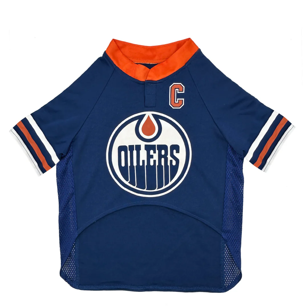 Pets First NHL Edmonton Oilers Connor McDavid Pet Jersey - Image 2