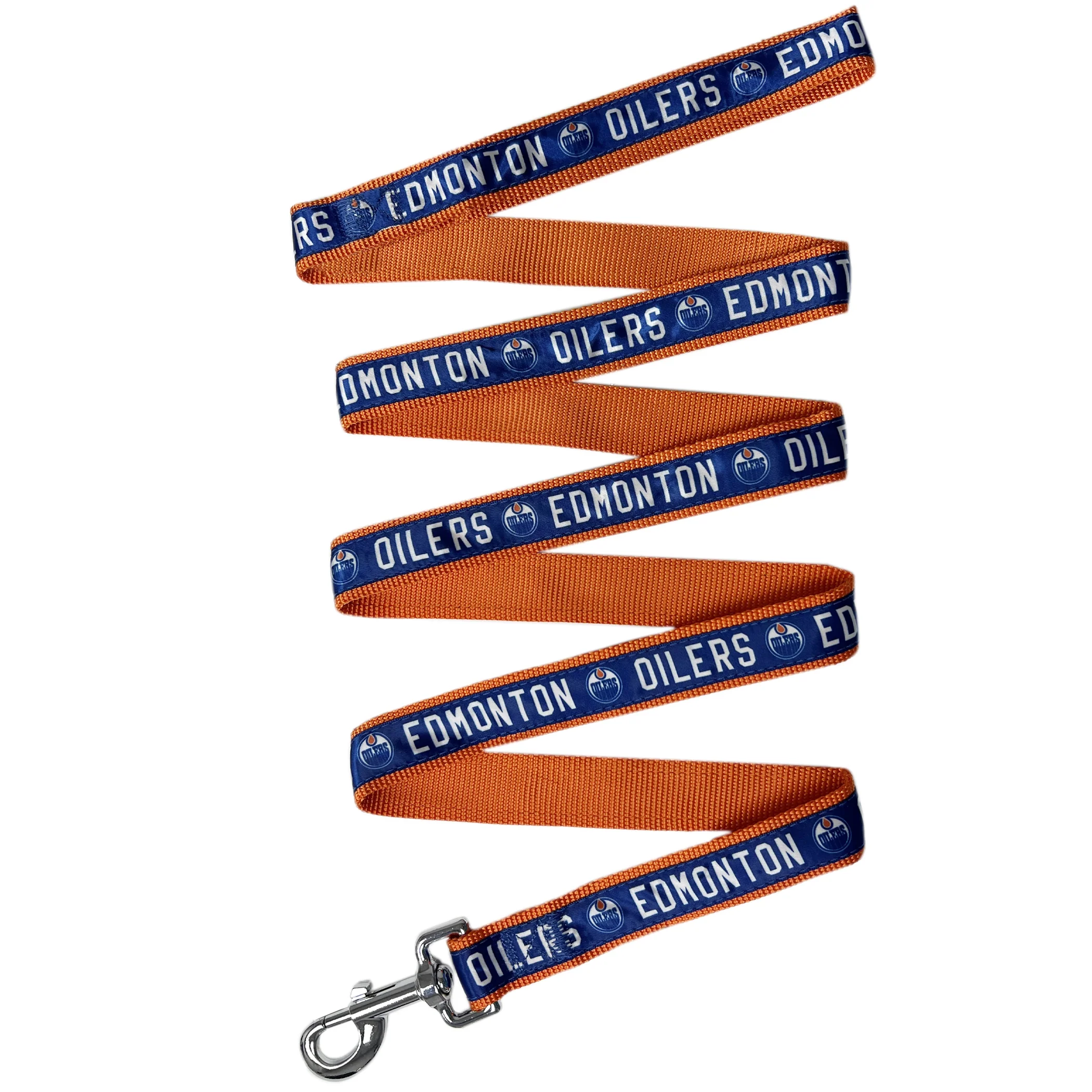 Pets First NHL Edmonton Oilers Satin Pet Leash