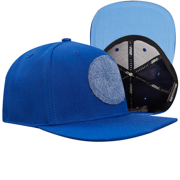 Pro Standard NHL Men's Edmonton Oilers Varsity Blues Snapback Cap Blue - Image 4