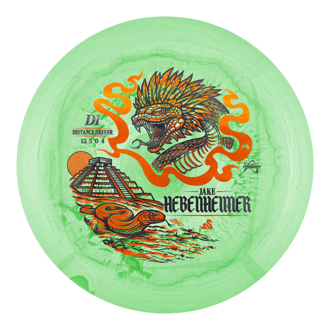 Prodigy D1 500 Spectrum Jake Hebenheimer 2026 Signature Series Distance Driver Golf Disc - Image 4