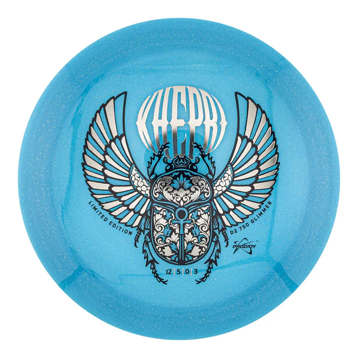 Prodigy D2 750 Glimmer Plastic Khepri Stamp Distance Driver Golf Disc - Image 2