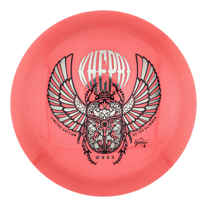 Prodigy D2 750 Glimmer Plastic Khepri Stamp Distance Driver Golf Disc - Image 3