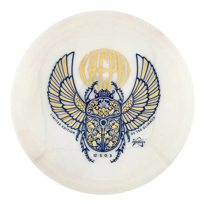 Prodigy D2 750 Glimmer Plastic Khepri Stamp Distance Driver Golf Disc - Image 5